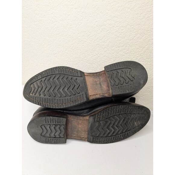 Frye Sawyer Chelsea 80820 Mens Black Leather Slip On Chelsea Boots Size 8 - Picture 8 of 10